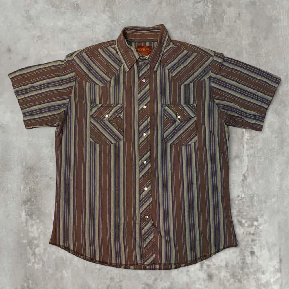 Vintage 70s rustler western shirt